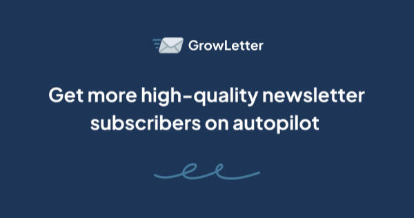 GrowLetter logo